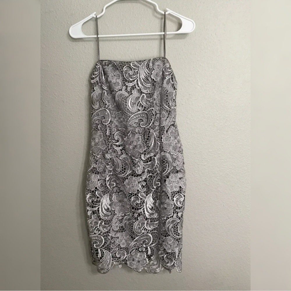 ADRIANNA PAPELL STRAPLESS COCKTAIL DRESS VAMPIRE DIARIES